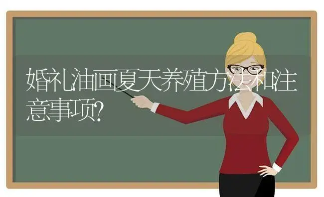 婚礼油画夏天养殖方法和注意事项？ | 植物问答