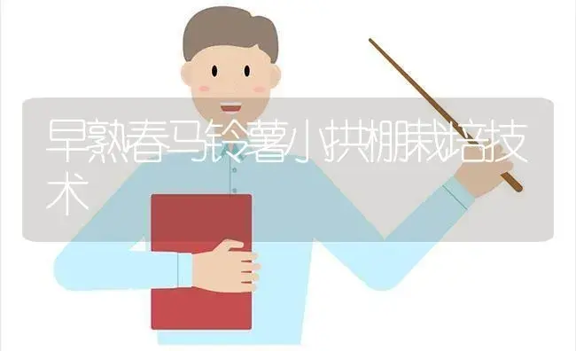 早熟春马铃薯小拱棚栽培技术 | 植物科普