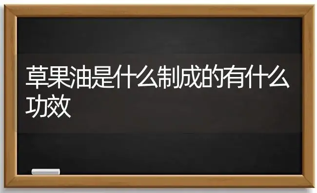 草果油是什么制成的有什么功效 | 植物知识