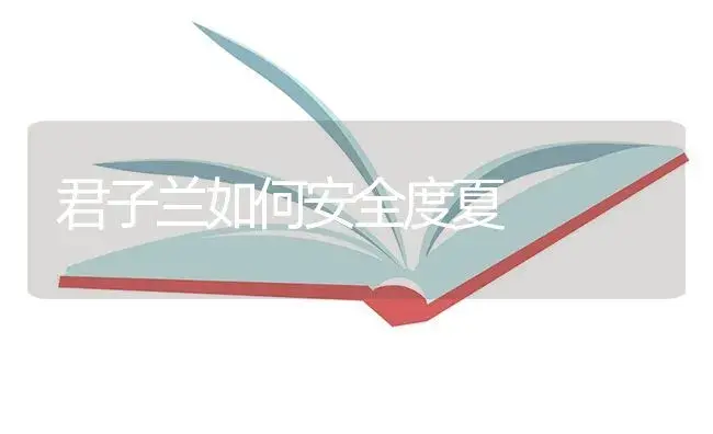 君子兰如何安全度夏 | 植物知识