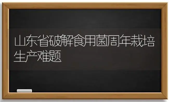 山东省破解食用菌周年栽培生产难题 | 植物科普