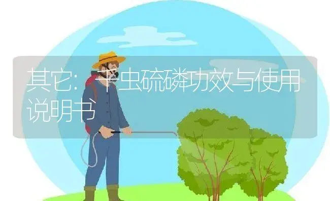 其它：千虫硫磷 | 适用防治对象及农作物使用方法说明书 | 植物资料