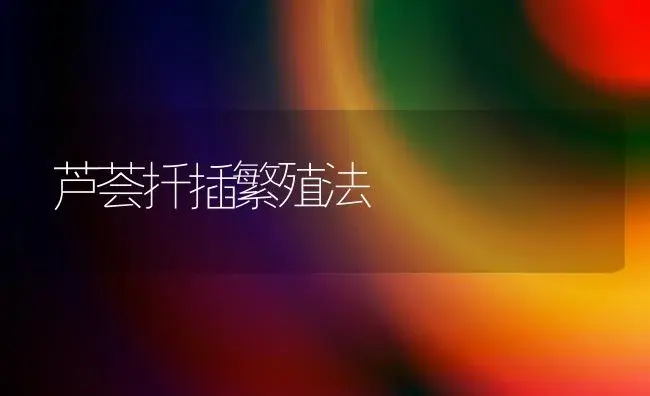 芦荟扦插繁殖法 | 植物知识