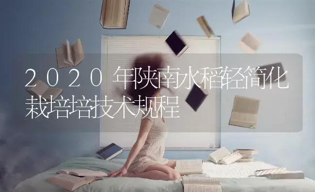 2020年陕南水稻轻简化栽培培技术规程 | 植物百科