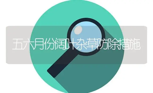 五六月份阔叶杂草防除措施 | 植物知识