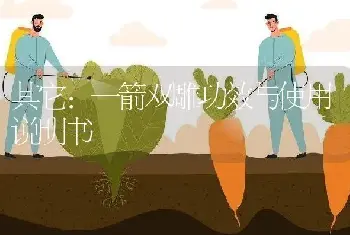 一箭双雕功效与使用说明书