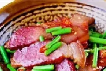 秋冬食腊肉要先煮后炒